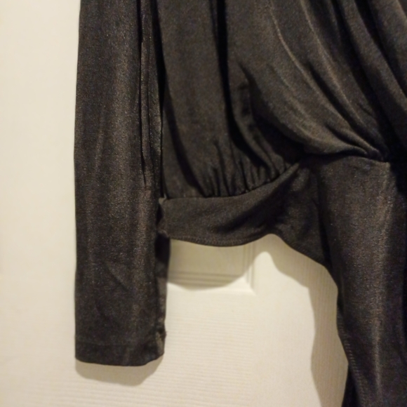 NWT Free People Intimately "Under The Trees" Bodysuit Black XL Plunging V-Neck - Picture 6 of 16